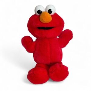 Tickle Me Elmo Stuffed Animal 15" Plush‎ Sesame Street TYCO 1997 TESTED Works